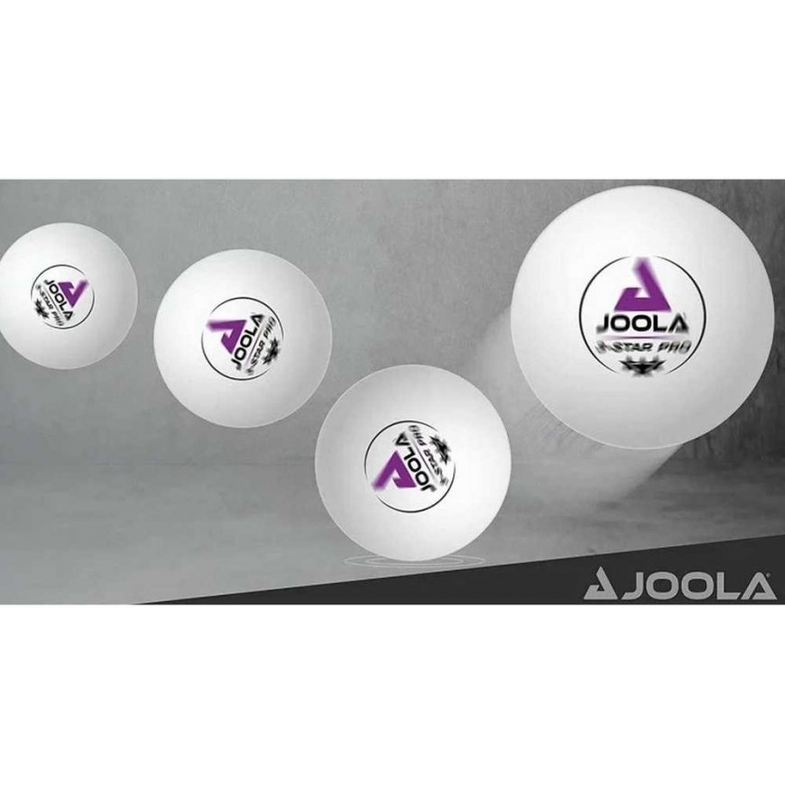 PIŁECZKI DO TENISA STOŁOWEGO JOOLA PRO 3 STAR 12SZT balta – 4