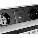 Spacetronik SPS-D24CS V2 openable tabletop socket Spacetronik SPS-D24CS V2 openable tabletop socket