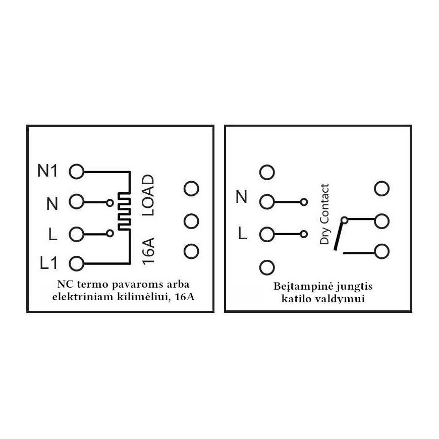 Wireless thermostat SPRING TR8000 RF (black) – 5