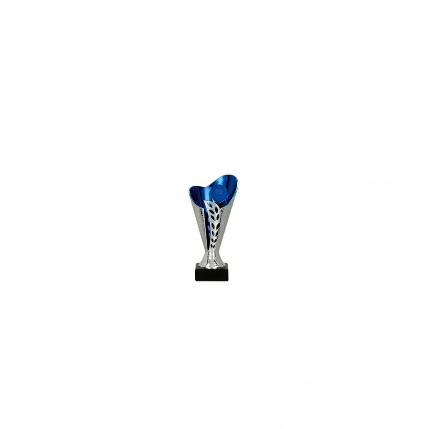Detail Silver-blue plastic cup
