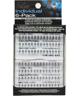 Ardell SET Individual Combo Pack rinkinys iš 56 juodų blakstienų grupių 6 pakuotės