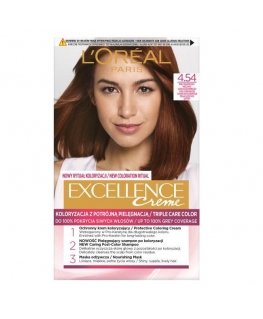 L'Oreal Long-lasting hair dye with triple protection L'Oreal Paris Excellence Creme 172 ml, Copper Mahogany