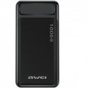 AWEI PowerBank P5K 10000mAh 2.1A czarny|black 2xUSB AWEI PowerBank P5K 10000mAh 2.1A czarny|black 2xUSB