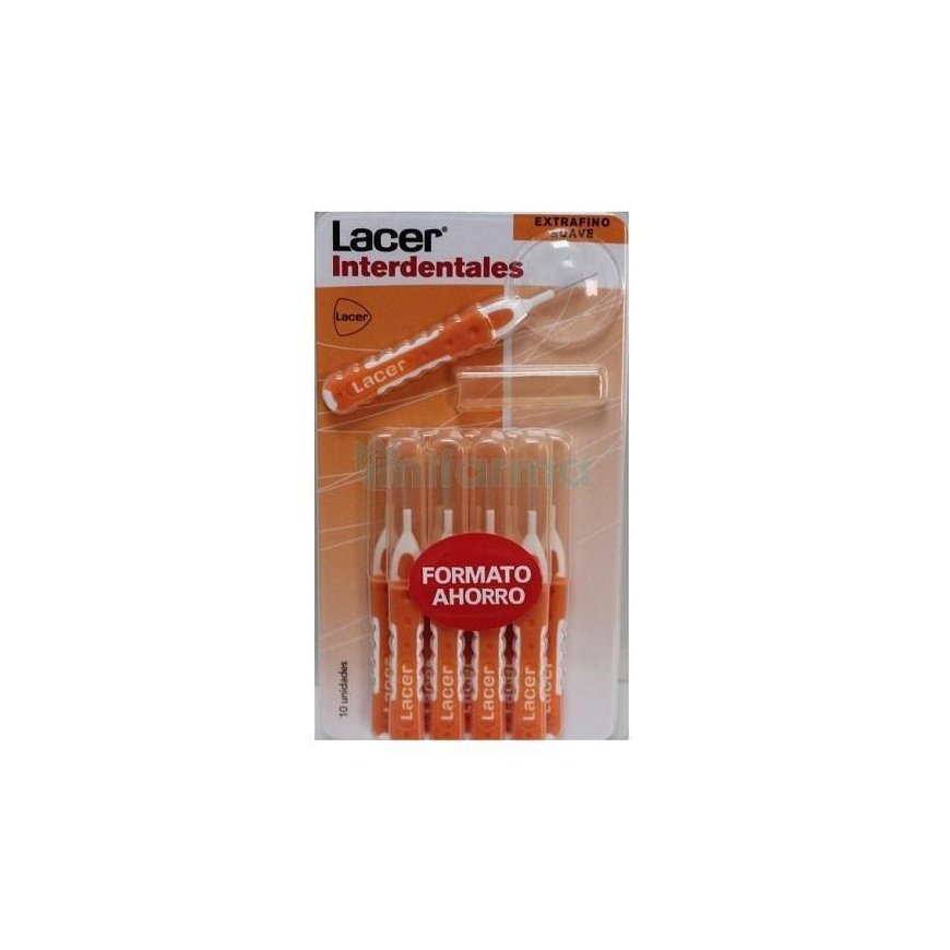 Interdental Lacer Extra Fine Soft Straight 10 Uts