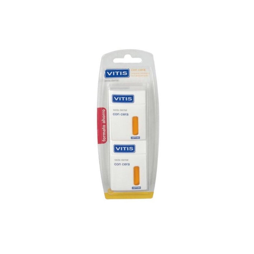 Vitis waxed dental floss 2x50m