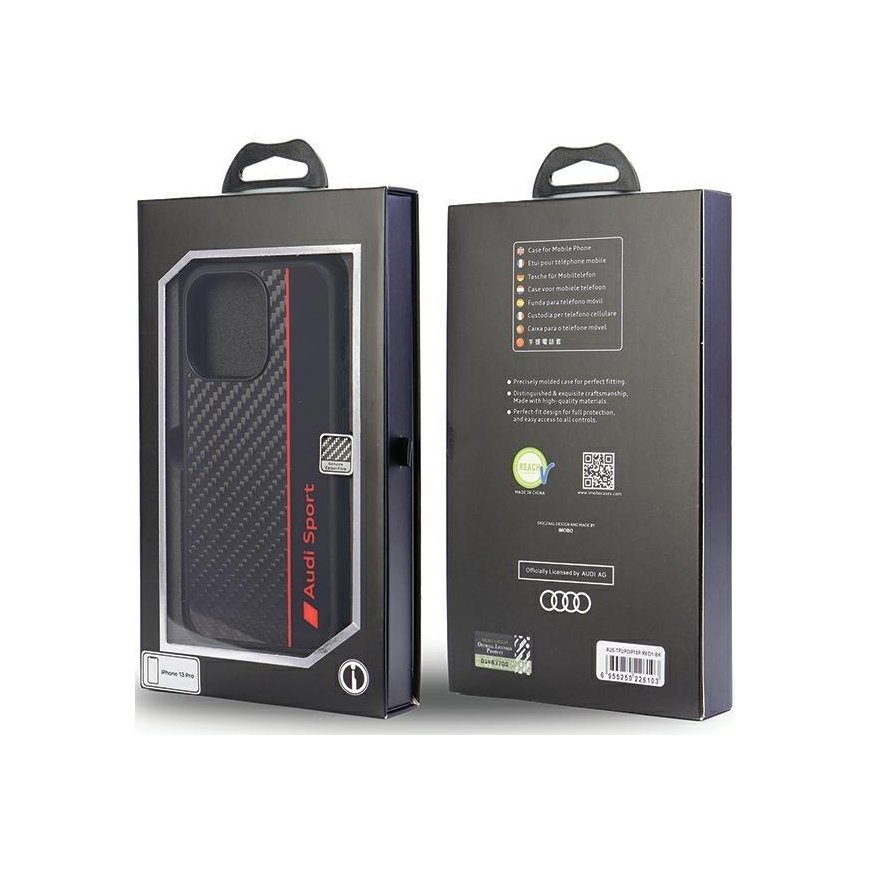 Audi Carbon Fiber Stripe iPhone 14