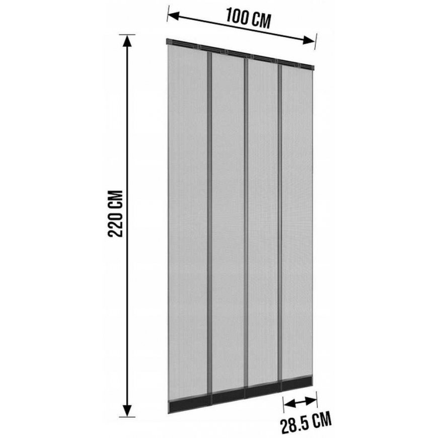 Easy Life Mako MOSQUITO DOOR NET 100X220 POLYESTER + VELCRO TAPE – 3