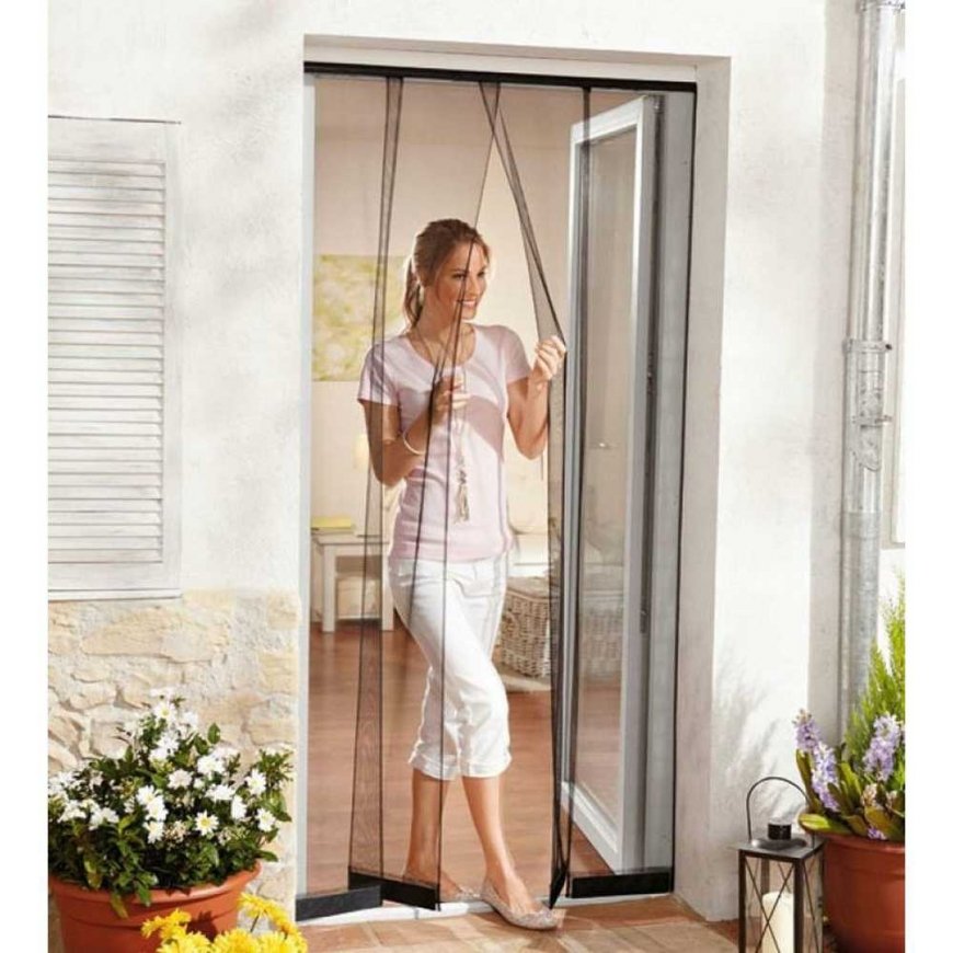 Easy Life Mako MOSQUITO DOOR NET 100X220 POLYESTER + VELCRO TAPE – 5