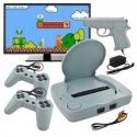 Riff RF-2GUN retro konsolė su 22 8 bitų žaidimais su 2 vairasvirtėmis + žaidimo pistoletu Riff RF-2GUN retro konsolė su 22 8 bitų žaidimais su 2 vairasvirtėmis + žaidimo pistoletu