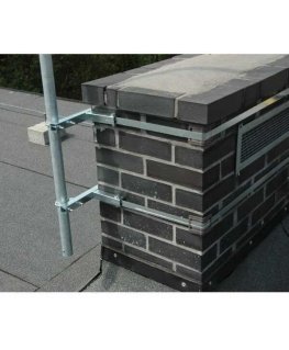 Stojaki Maszty Corab Antenos vamzdžio laikiklio komplektas, apjuosiantis kaminą UKM 60-5000-Z