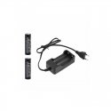 LC5 ladetaju komplekts ar 2 akumulatoriem 18650 6000mAh. LC5 ladetaju komplekts ar 2 akumulatoriem 18650 6000mAh.