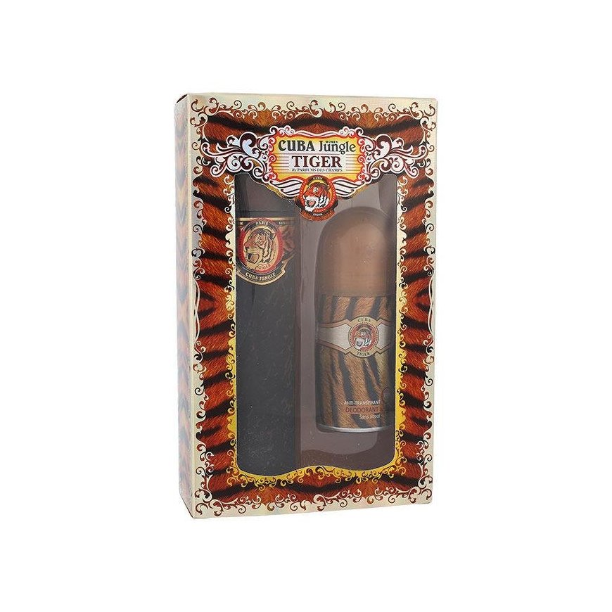 Cuba Kuba Jungle Tiger set perfumed water spray 100ml + roll-on deodorant 50ml – 3
