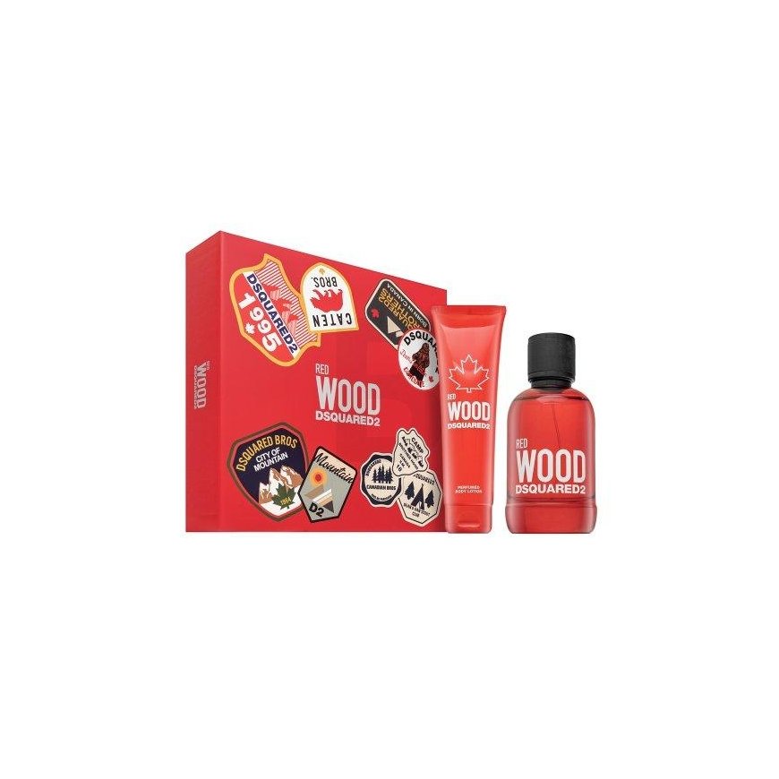 Dsquared2 Set Red Wood For Woman EDT 100ml + BL 150ml – 3