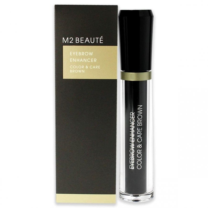 M2 Beauté antakių stipriklis Color and Amp Care Brown 6ml – 2