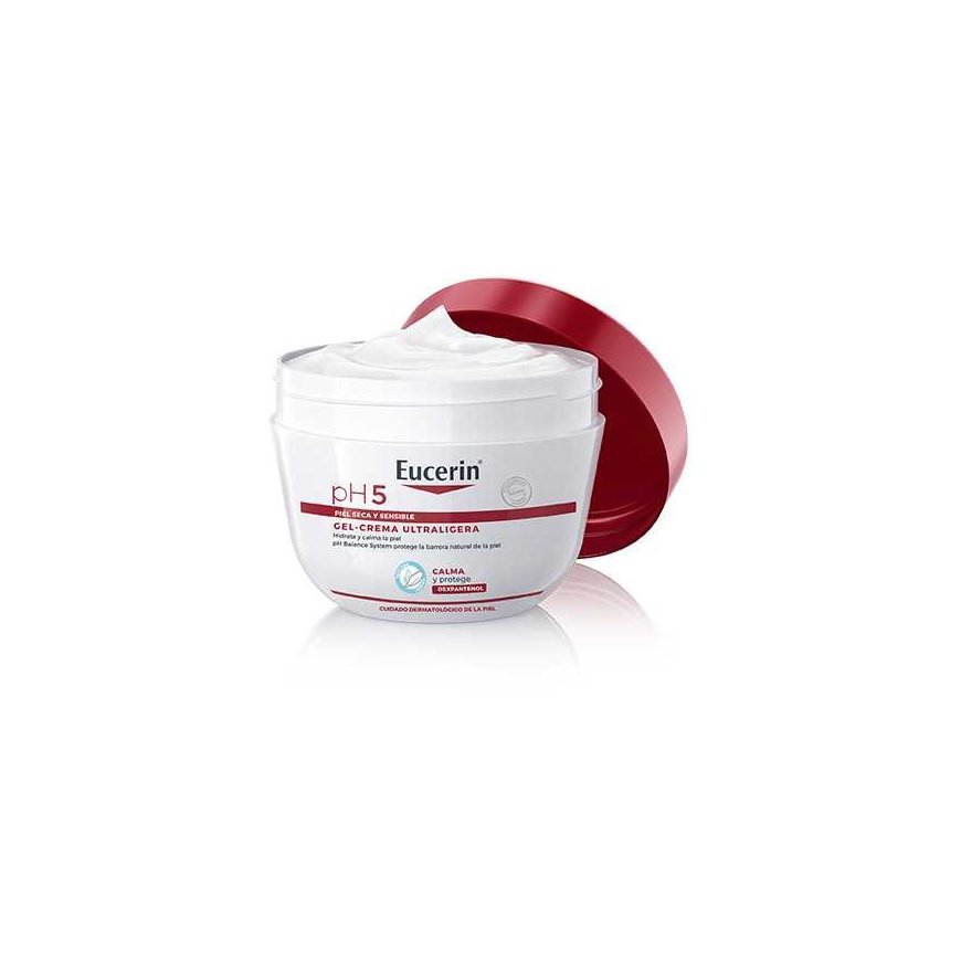 "Eucerin PH5 Ultralight Creamy-Gel" Helps to restore the pH level of the skin and moisturizes the skin for up to 24 hours. 350 m – 3
