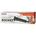 Orno Furniture socket ?6cm pulls out from above with lock and 1.8m cable, 3x2P+Z, black Orno Furniture socket ?6cm pulls out from above with lock and 1.8m cable, 3x2P+Z, black