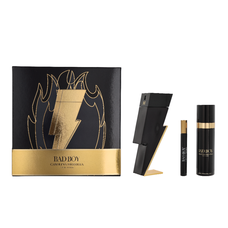 Carolina Herrera Bad Boy Lot 3-piece set