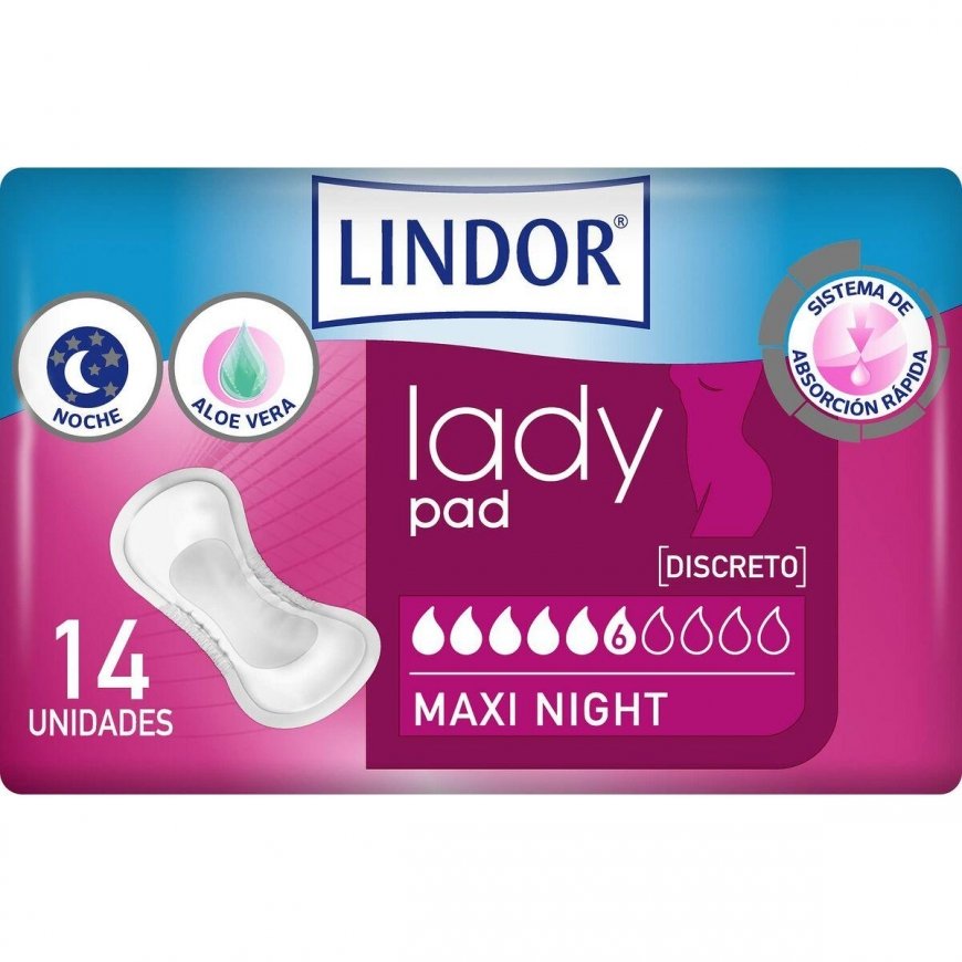 for night pads Lindor Lady Pad Maxi Night 6 drops – 2