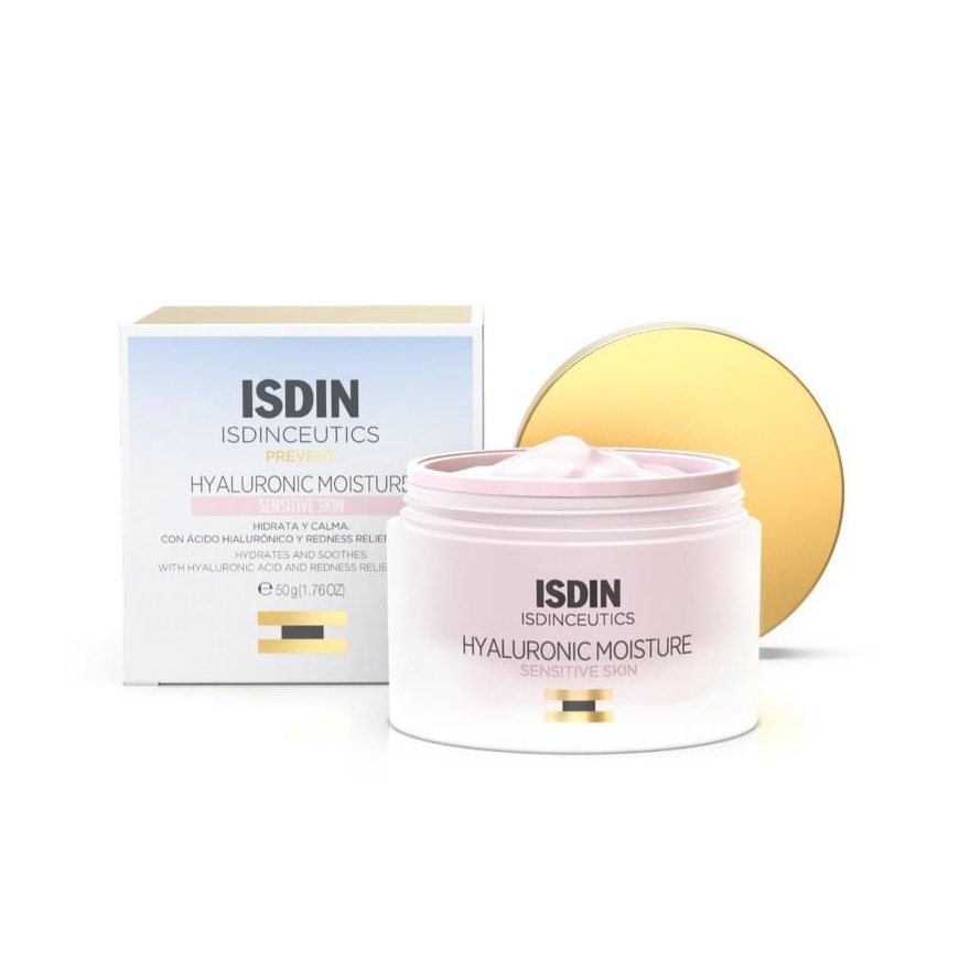 Isdin Isdinceutics Hyaluronic Moisture Sensitive Skin moisturizing face cream with hyaluronan for sensitive skin 50g – 2