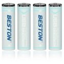 Beston Batteries AA rechargeable with USB-C socket, 1460mAh, Li-Ion, 4 pcs. Beston Batteries AA rechargeable with USB-C socket, 1460mAh, Li-Ion, 4 pcs.