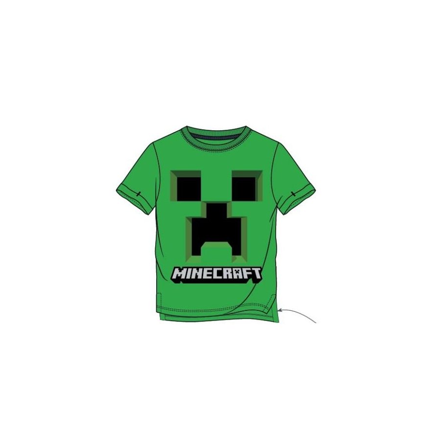 Minecraft Creepy Creeper Green Shirt | 10 years – 2