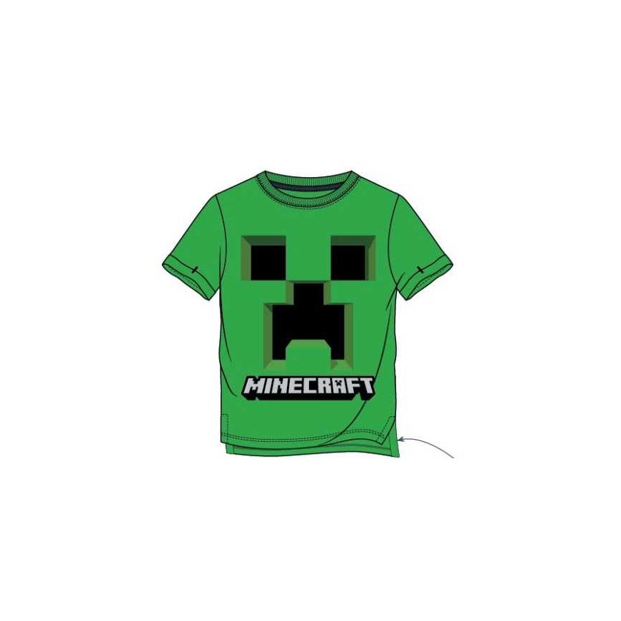 Minecraft Creepy Creeper Green Shirt | 10 years – 4