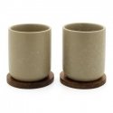 Bredemeijer Teebecher Umea 200ml beige with coaster 142025 Bredemeijer Teebecher Umea 200ml beige with coaster 142025
