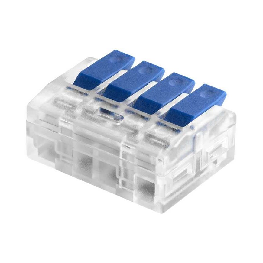 Orno 4 wire compression connector for any wire 0.75-4mm? IEC 450V/32A 50 pcs. – 3