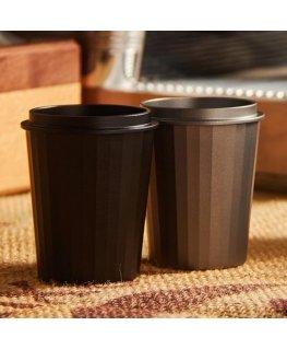 Detail Brown plastic cup
