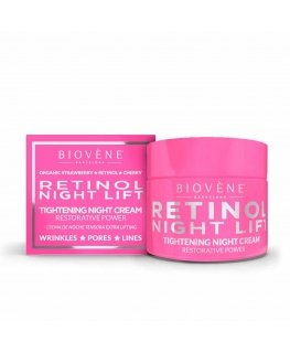 "Biovene Retinol Night Lift" stangrinamasis naktinis kremas "Restorative Power" 50ml