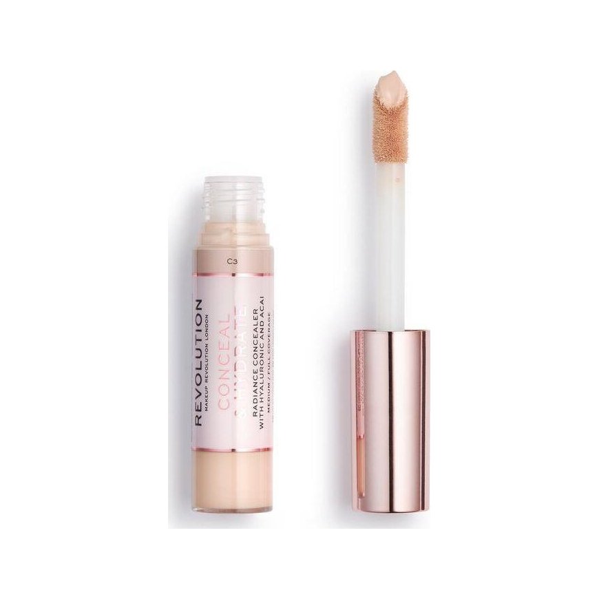 Makeup Revolution Conceal & Hydrate Liquid Concealer C3 13g