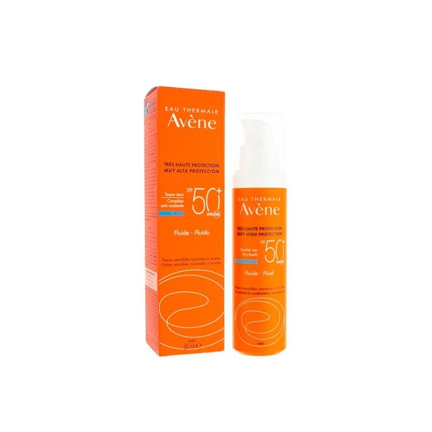 Avène bekvapis skystis SPF 50+ 50ml