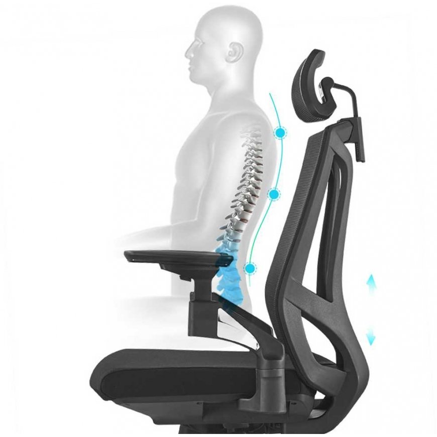 Spacetronik Office chair swivel with podłokietnikiem 4D GERD – 4