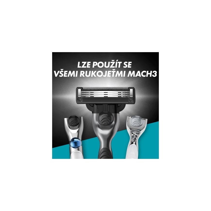 Gillette Mach3 Charcoal - Replacement head – 2