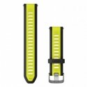Quick Release Band Black/Amp Yellow - 20 mm