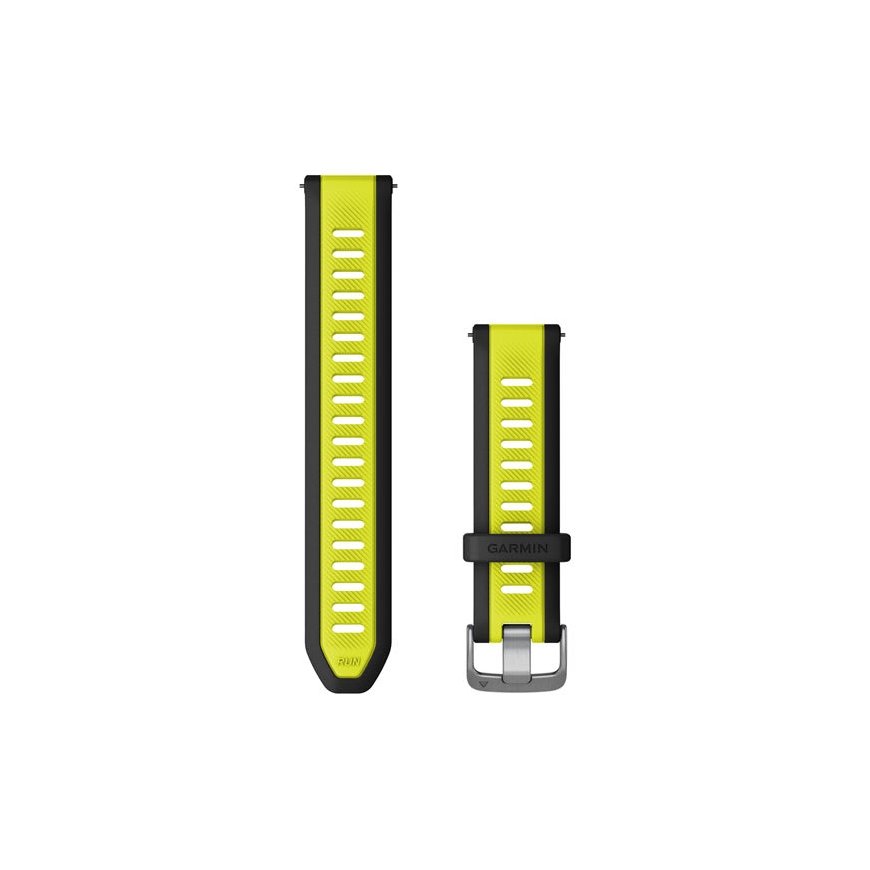Quick Release Band Black/Amp Yellow - 20 mm – 2