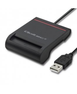 Qoltec 50642 устройство для чтения магнитных карт Черный USB