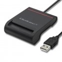 Qoltec 50642 magnētisko karšu lasītājs Melns USB Qoltec 50642 magnētisko karšu lasītājs Melns USB