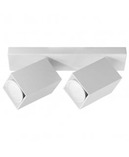 Hanging lamp Orno KUBAR SP 2, wall and ceiling lamp, 2xGU10, IP20, white