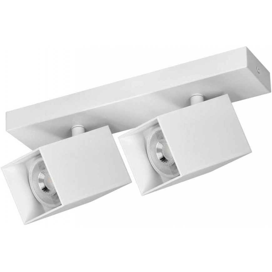 Hanging lamp Orno KUBAR SP 2, wall and ceiling lamp, 2xGU10, IP20, white – 2