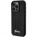 Originalus priekinio skydelio dėklas GUESS GUHCP13XPSFDGSK, skirtas iPhone 13 Pro Max (Sequin Script Metal / juodas) Originalus priekinio skydelio dėklas GUESS GUHCP13XPSFDGSK, skirtas iPhone 13 Pro Max (Sequin Script Metal / juodas)