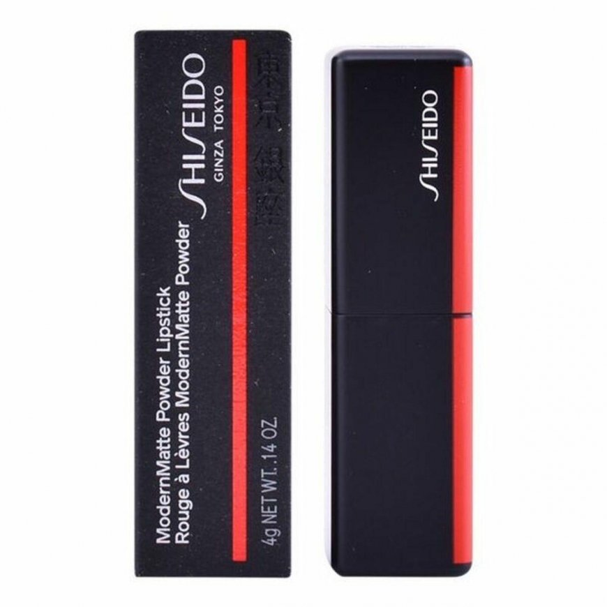 Shiseido ModernMatte Powder matiniai lūpų dažai, 4g, Spalva: 516 Exotic Red – 4