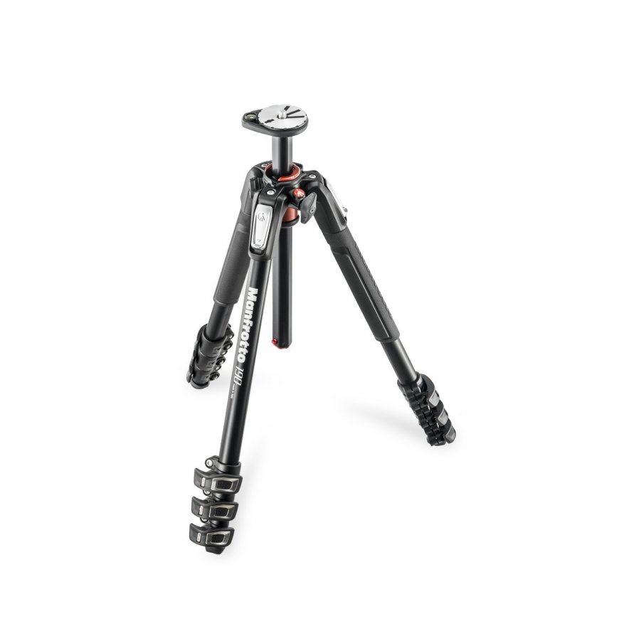 Manfrotto MT190XPRO4 trikojis Skaitmeniniai / juostiniai fotoaparatai 3 kojos Juoda