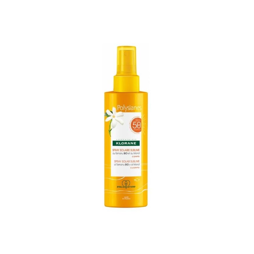 Klorane Polysianes Sublime Solar Spray Spf50 Solar spray 200ml