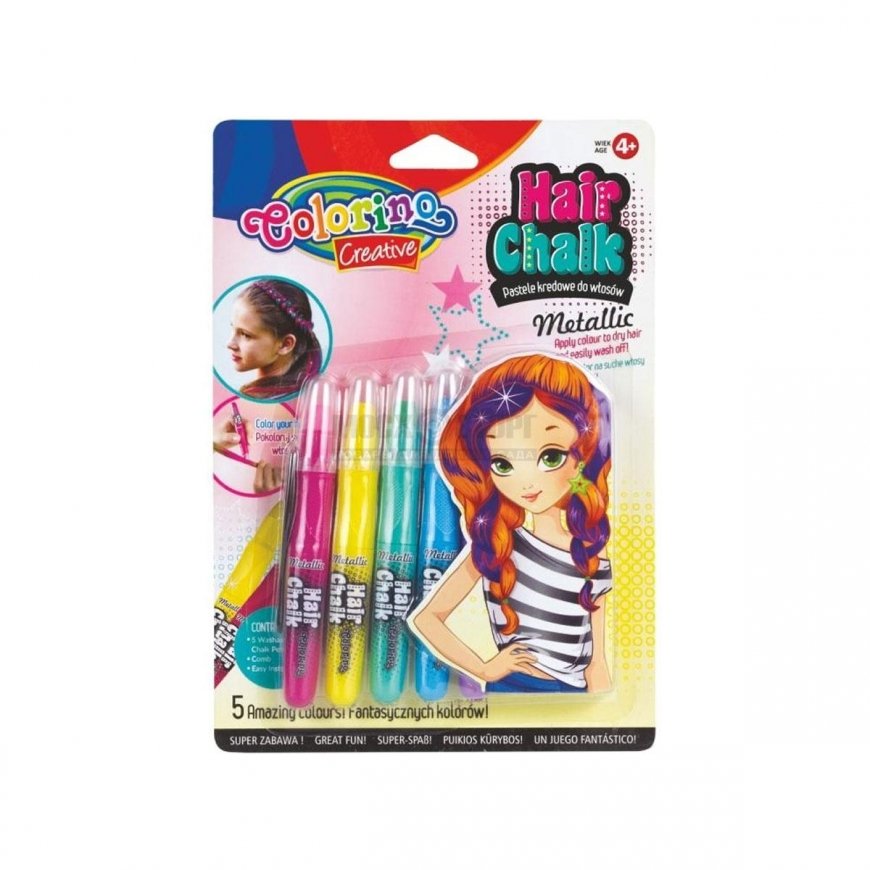 COLORINO CREATIVE crayons for hair 5