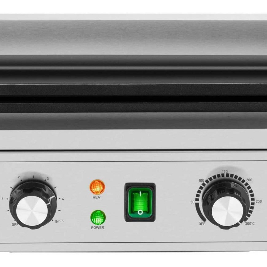 Royal Catering Vaflinė prostokątna na 3 gofry belgijskie TEFLON 1500 W – 3