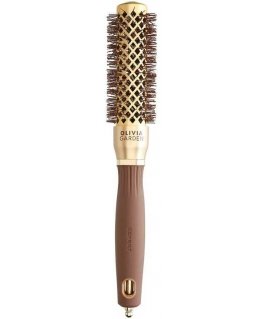 Hair brush for drying Olivia Garden Expert Blowout Shine Gold&Brown 25 mm