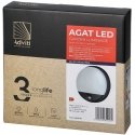 Wall light Orno AGAT LED 10W, garden light with motion sensor 140st, 800lm, IP54, 4000K, gray Wall light Orno AGAT LED 10W, garden light with motion sensor 140st, 800lm, IP54, 4000K, gray