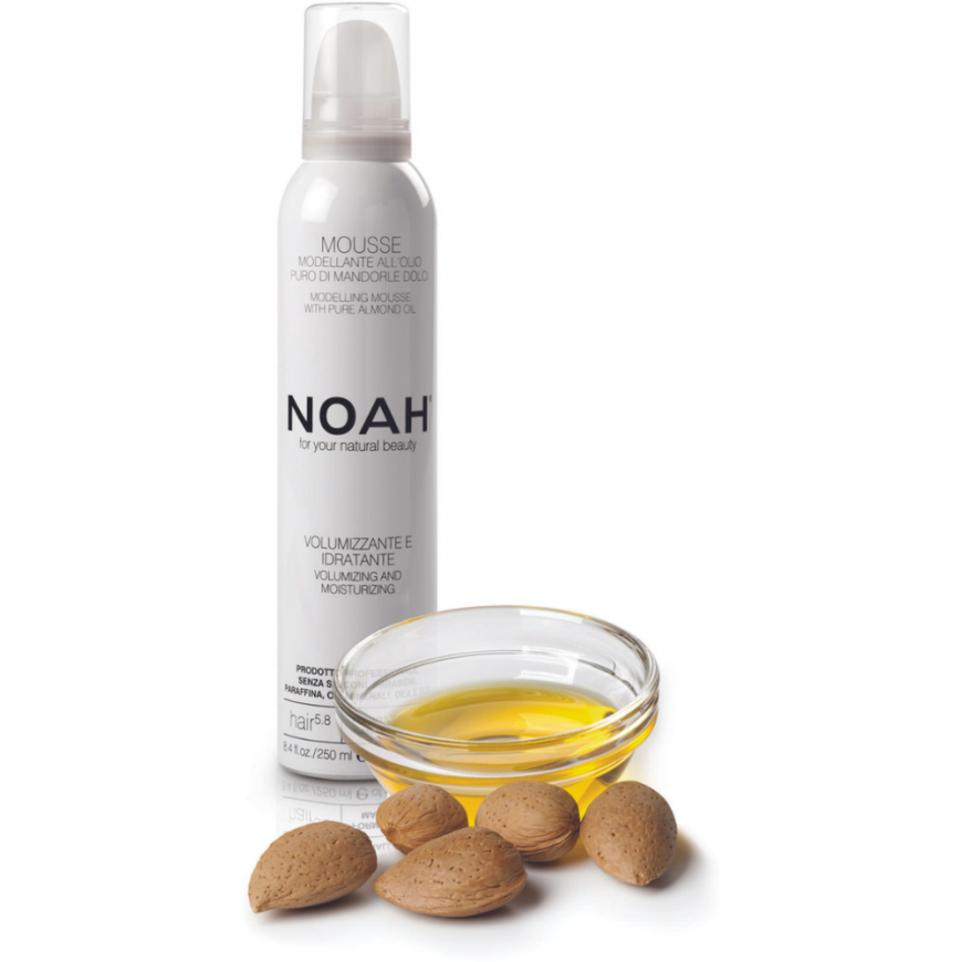 Noah 5.8. Modelling Mousse With Pure Argan Oil Plaukų putos su migdolų aliejumi, 250 ml – 4