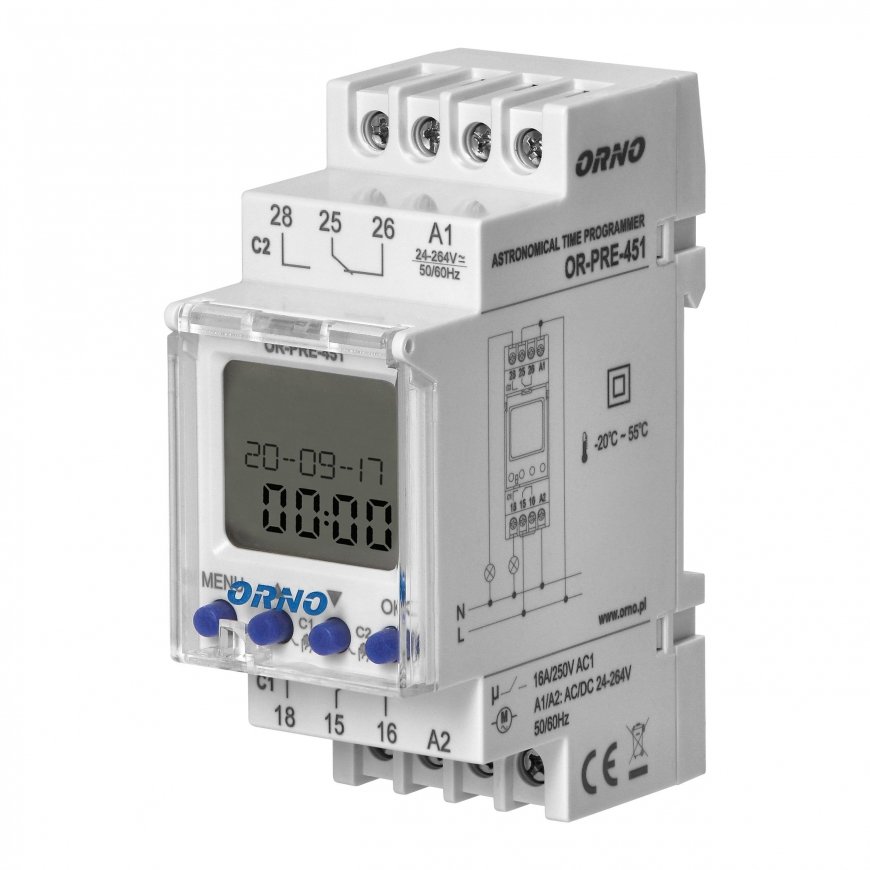 Orno Electronic astronomical and timer programmer